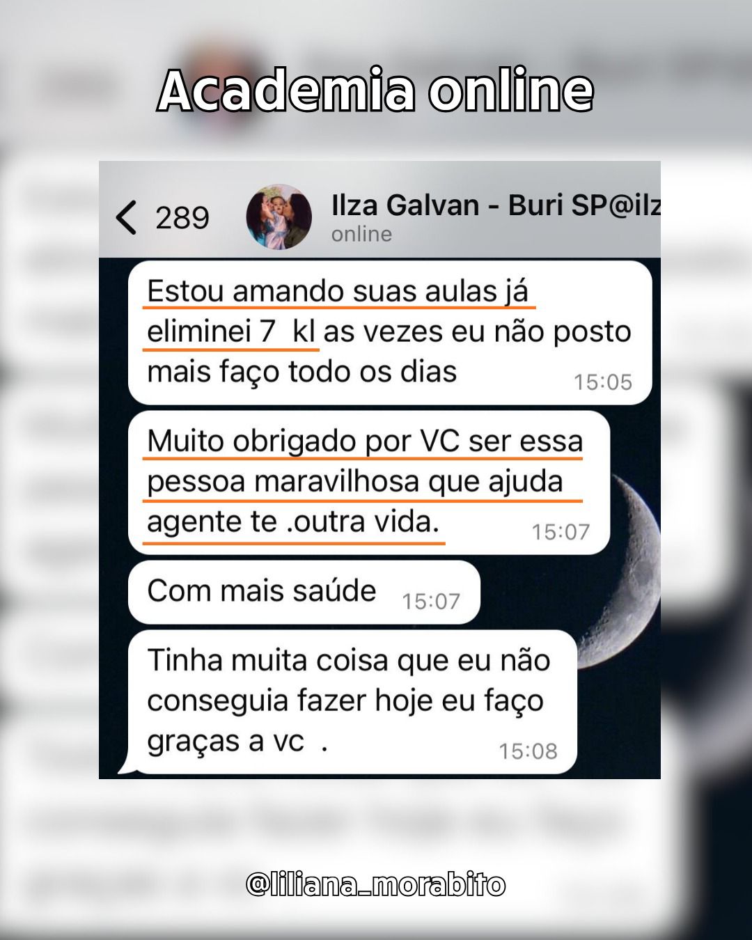 Depoimento real de aluna 2