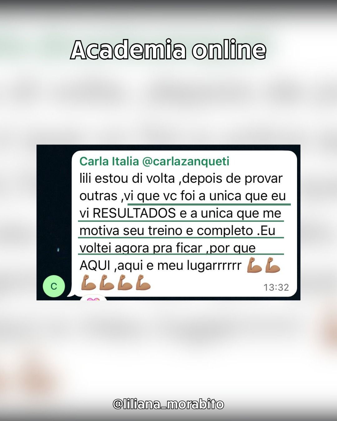 Depoimento real de aluna 4