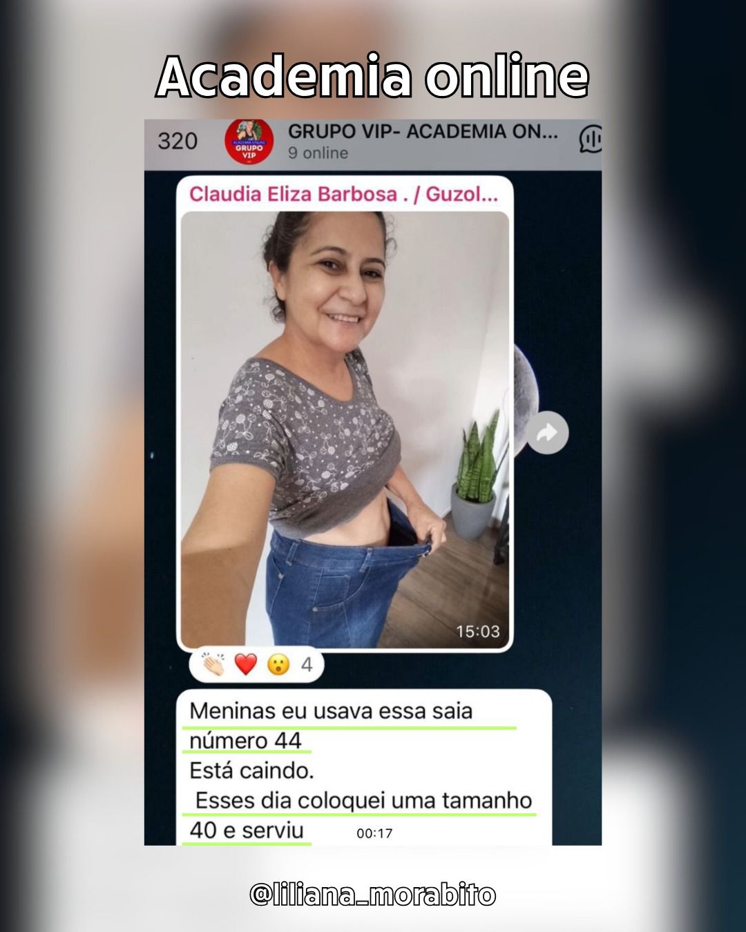 Depoimento real de aluna 6